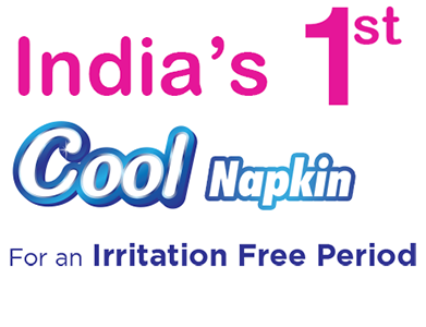 India's 1st Cool Napkin for an irratation free period