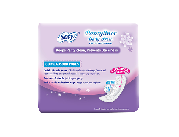 Sofy Pantyliner Daily Fresh Clean & Confident Feeling Everyday