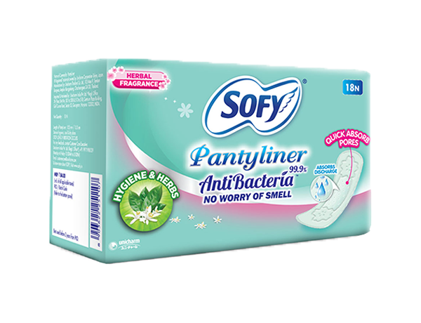 Sofy Green Antibacteria Sheet Pantyliner Napkin