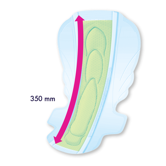 Antibacteria Overnight Extra Length Pads
