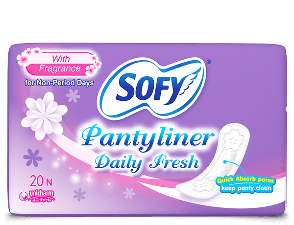 Sofy Pantyliner Daily Fresh 20pads with Fragrance