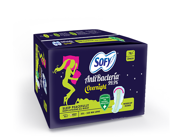 Sofy AntiBacteria Overnight Pads