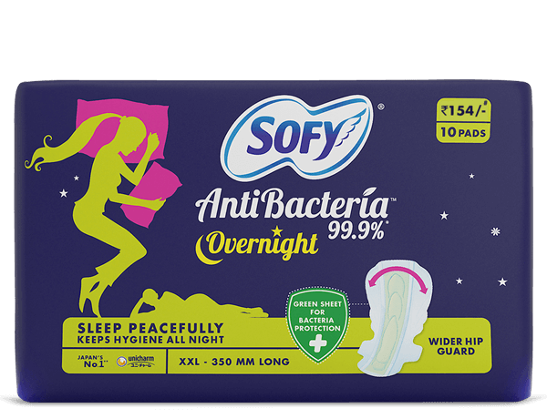 Antibacteria Overnight Sanitary Napkins Extra Long XXL 10 pads at Rs 154