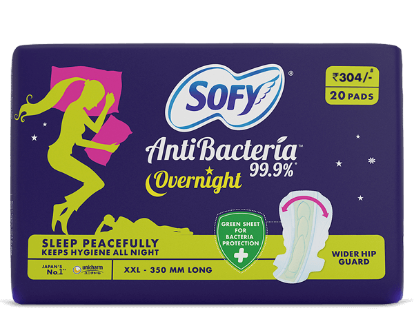 Antibacteria Overnight Sanitary Napkins Extra Long XXL 20 pads at Rs 304