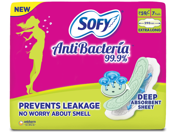 Antibacteria Extra Long XL 7pads at Rs 59
