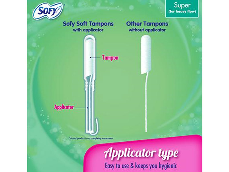 Tampons Applicators type Easy to use & keeps you hygienic