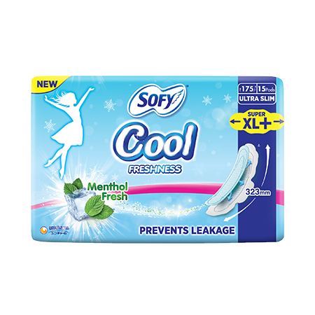 Sofy Cool super XL+ Pack 6 Pads Ultra Slim at Rs73 only