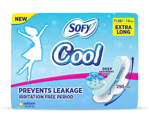 Sofy cool extra long xl 15pads at Rs 150