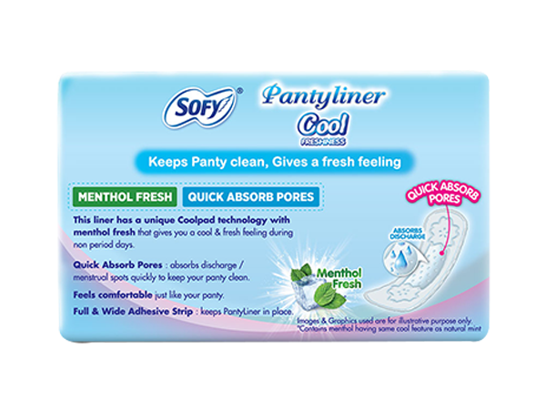 Panty Liner keeps panty clean, give a fresh feeling