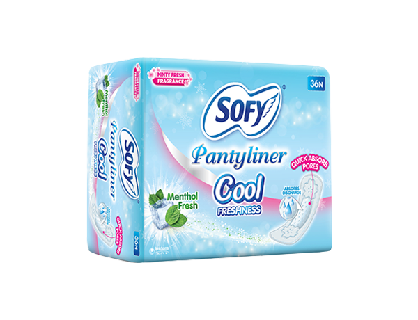 Sofy Panty Liner with cool menthol fresh