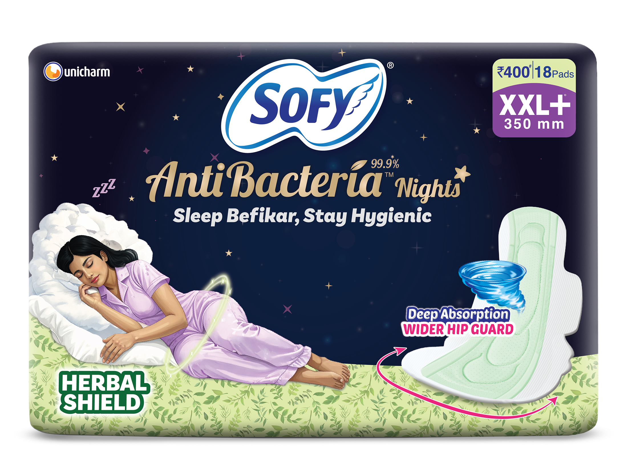 SOFY AntiBacteria Nights