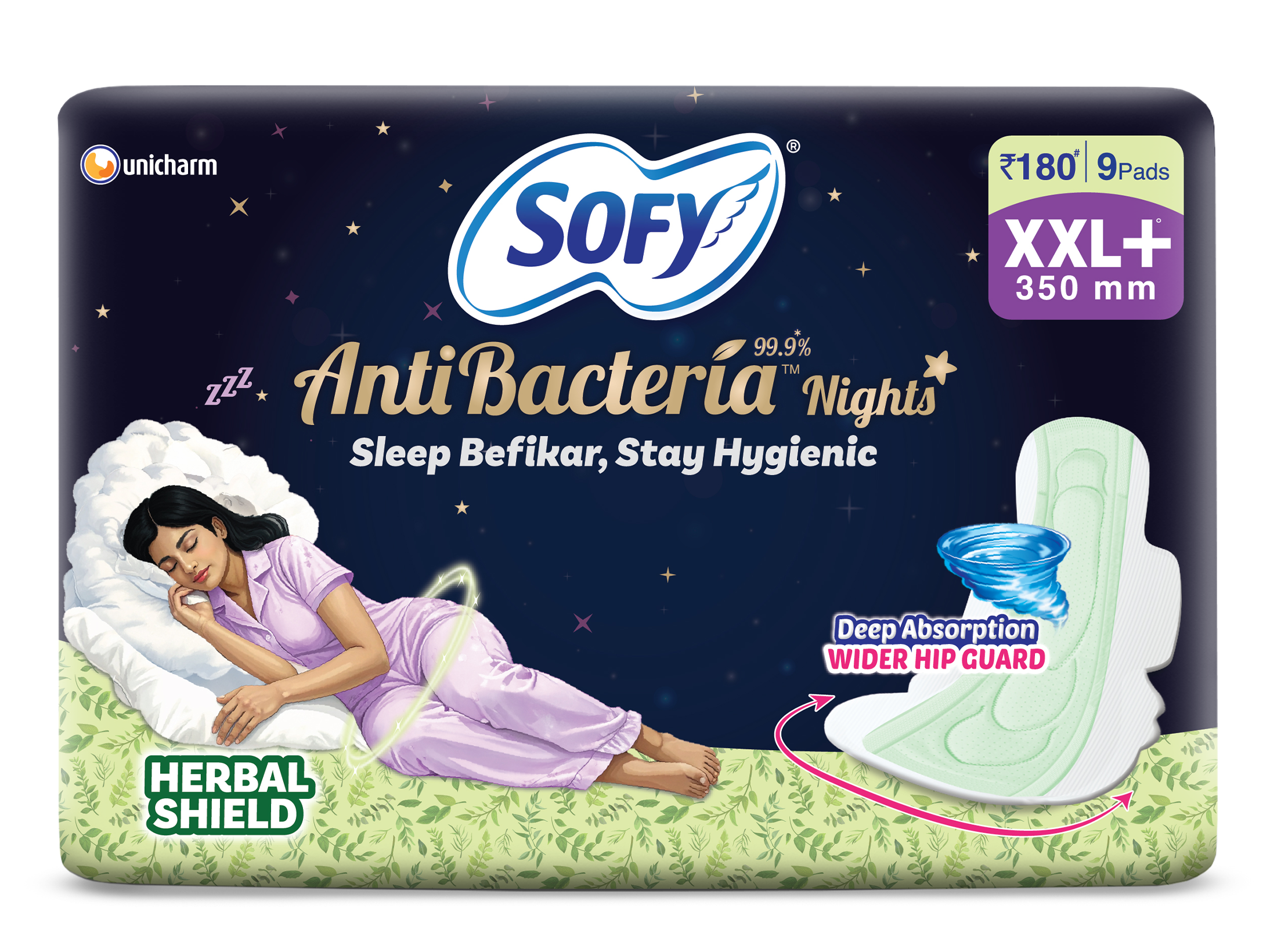 SOFY AntiBacteria Nights