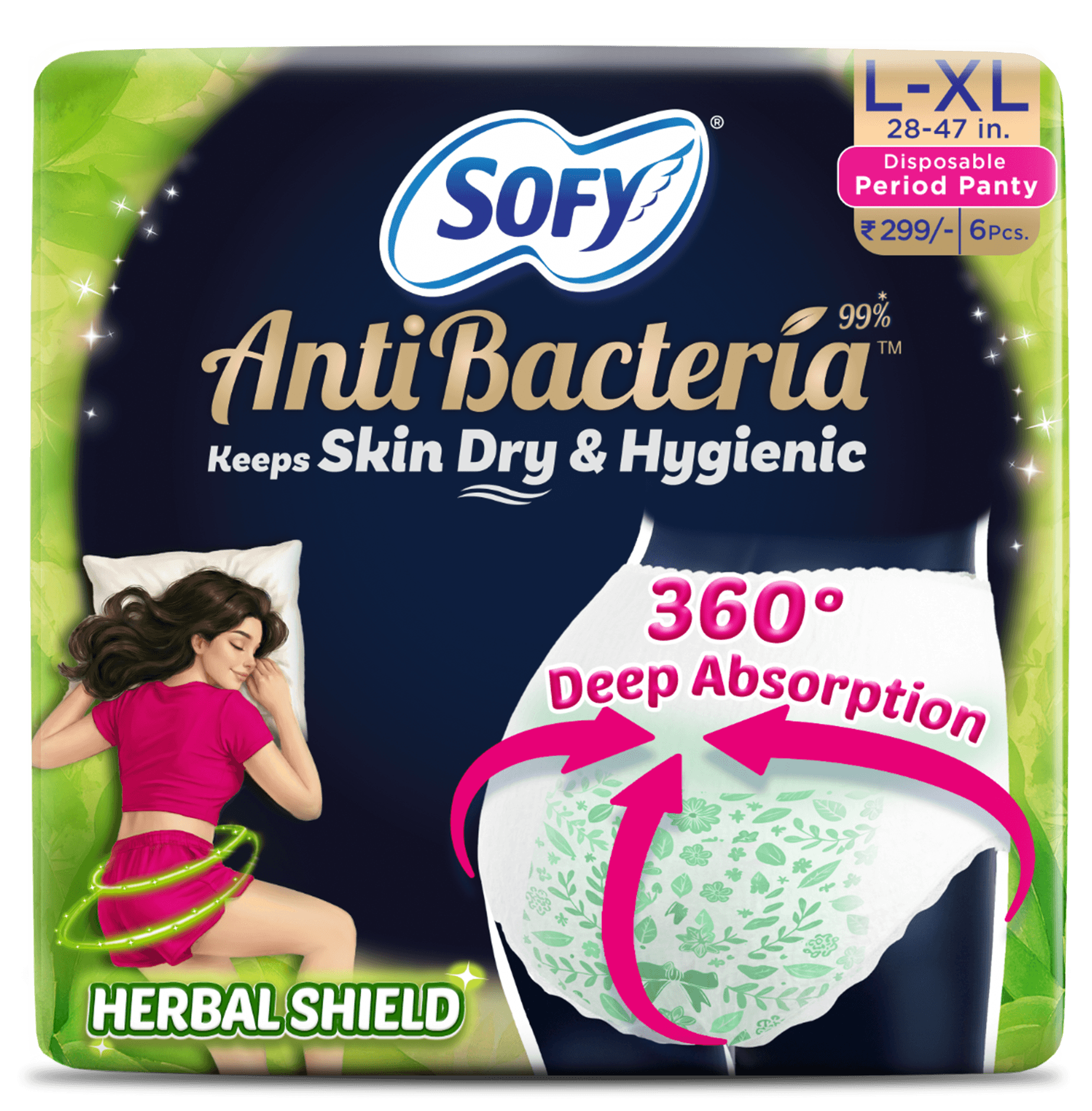 Sofy Antibacteria Period Panty