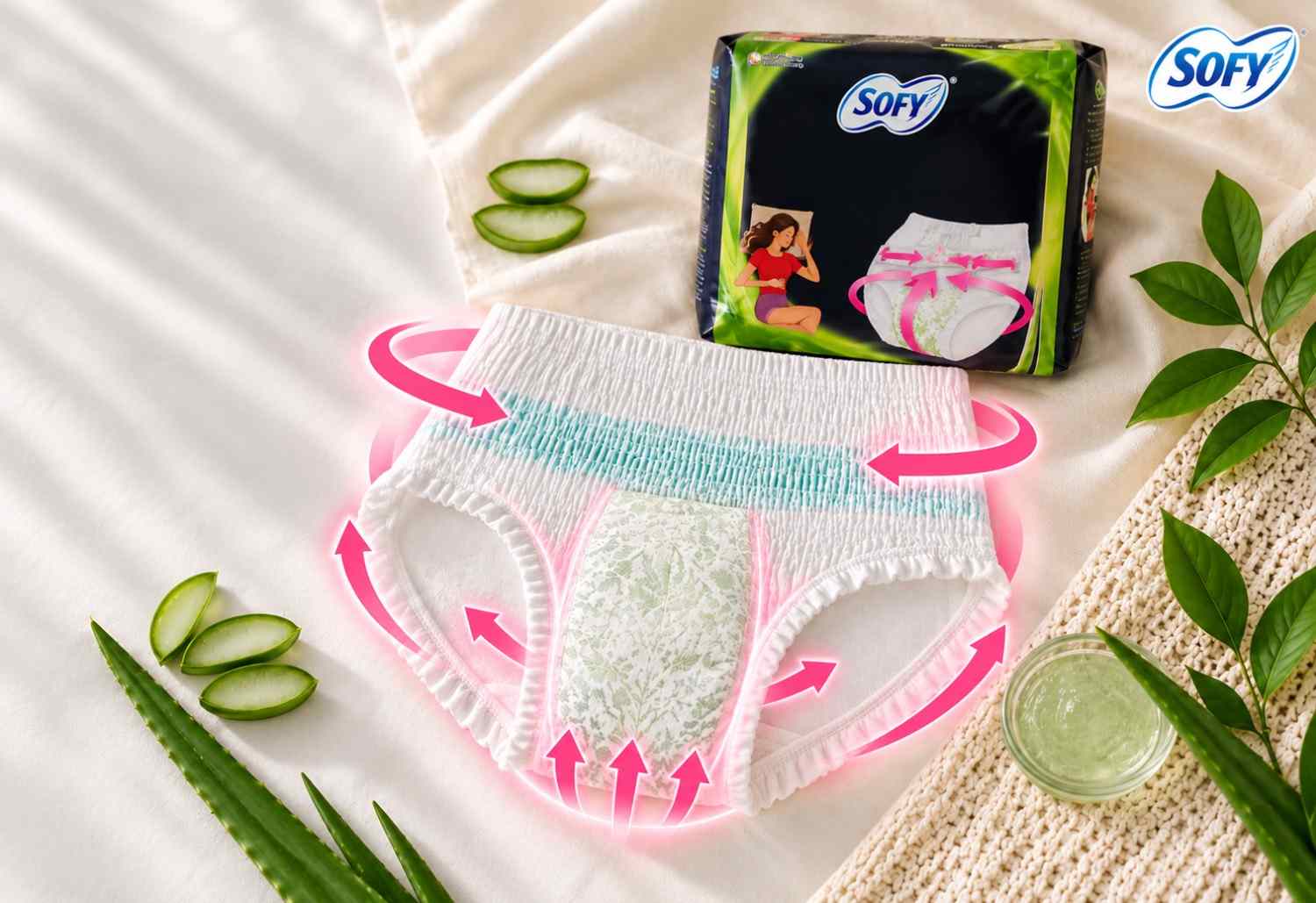 360-degree leakage protection panties